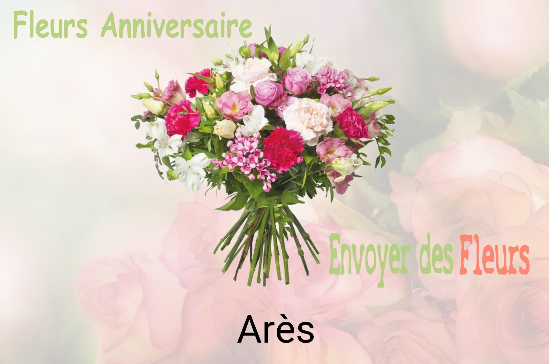 Bouquet de fleurs d’anniversaire livré à Arès